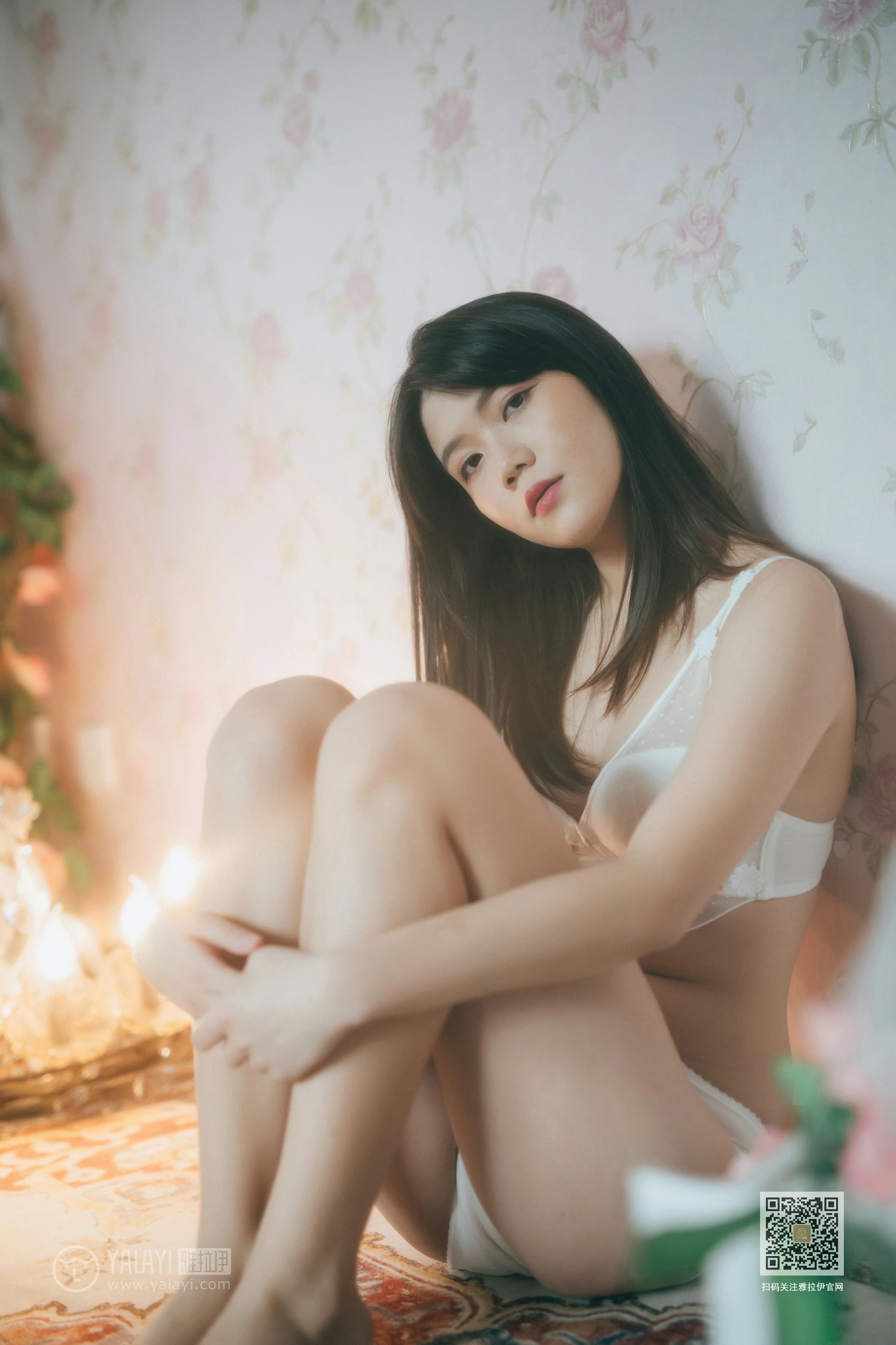 [YALAYI雅拉伊]Vol.451 唯一的你 倪倪 白色透视情趣内衣性感私房写真集第14张