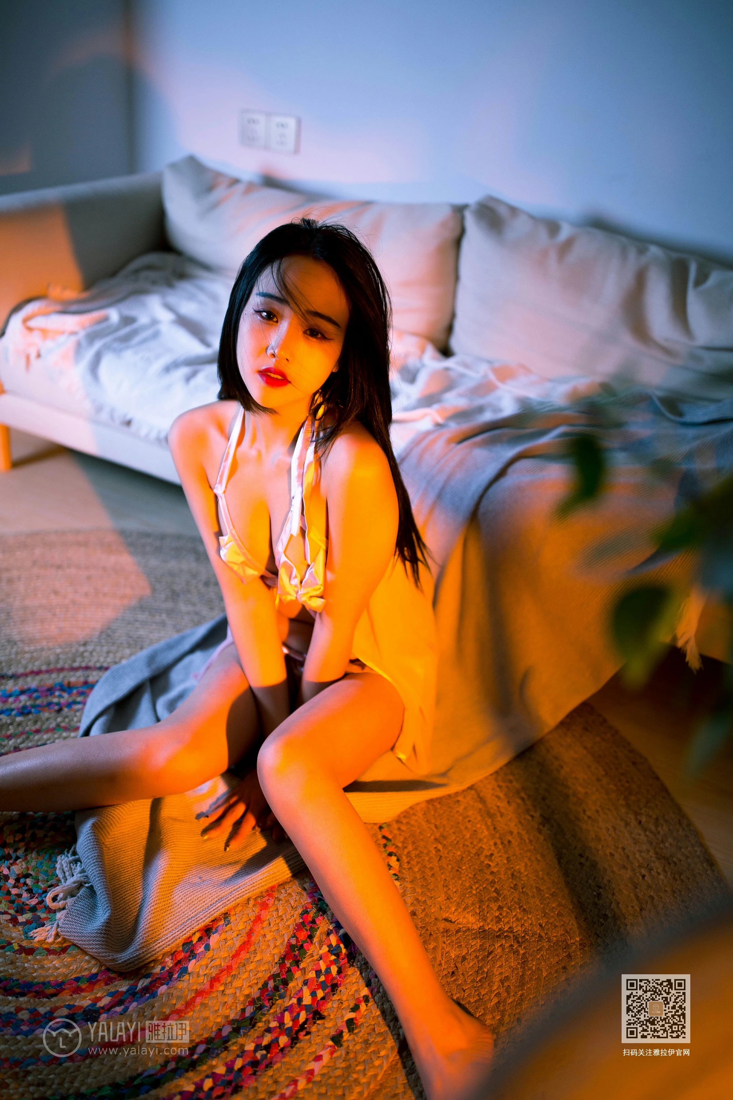 [YALAYI雅拉伊]Vol.535 热浪 优优 粉色透视情趣内衣性感私房写真集第14张