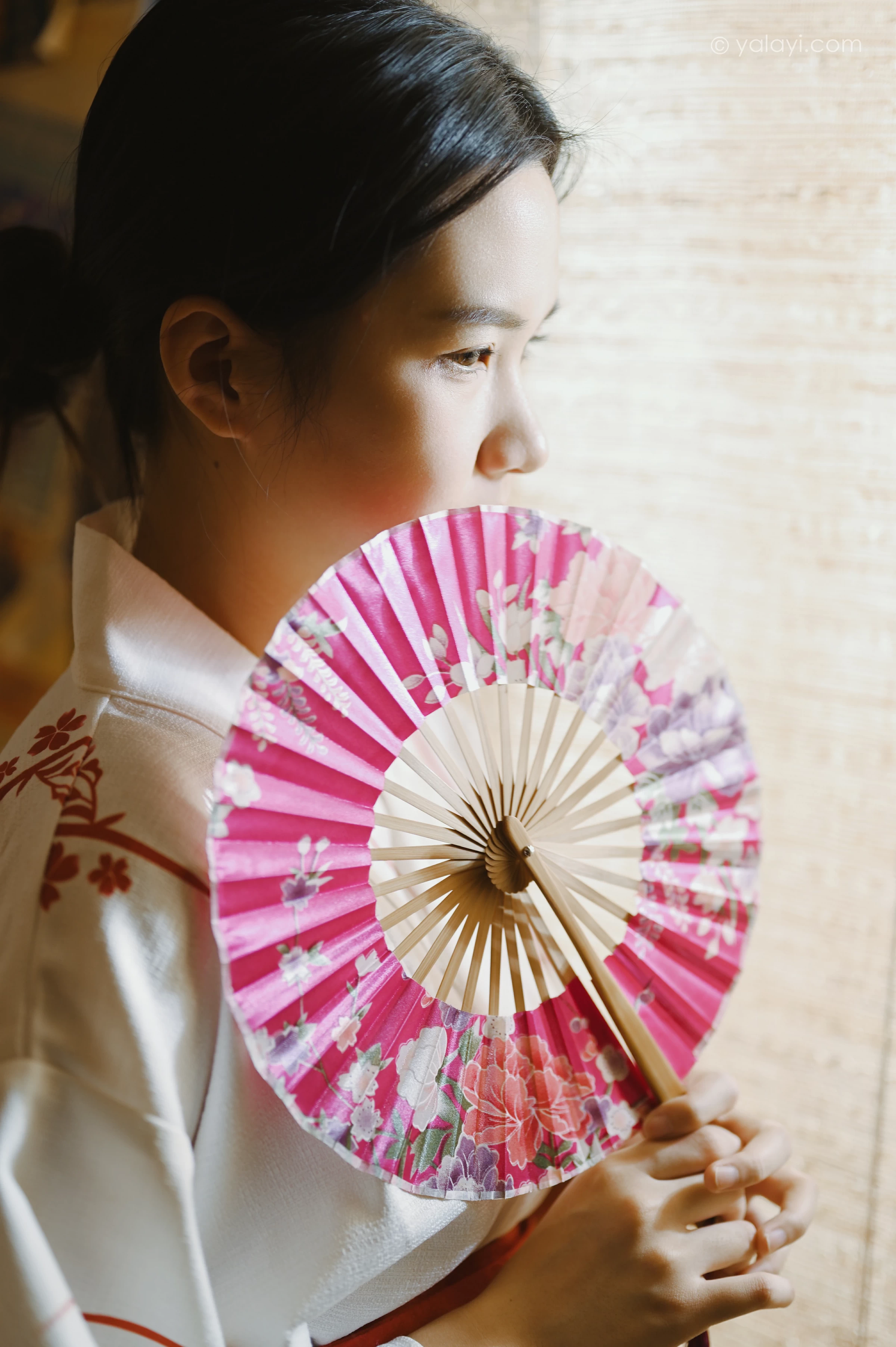 [YALAYI雅拉伊]NO.734 《和敬清寂》 方岚 白色和服性感私房写真集第4张