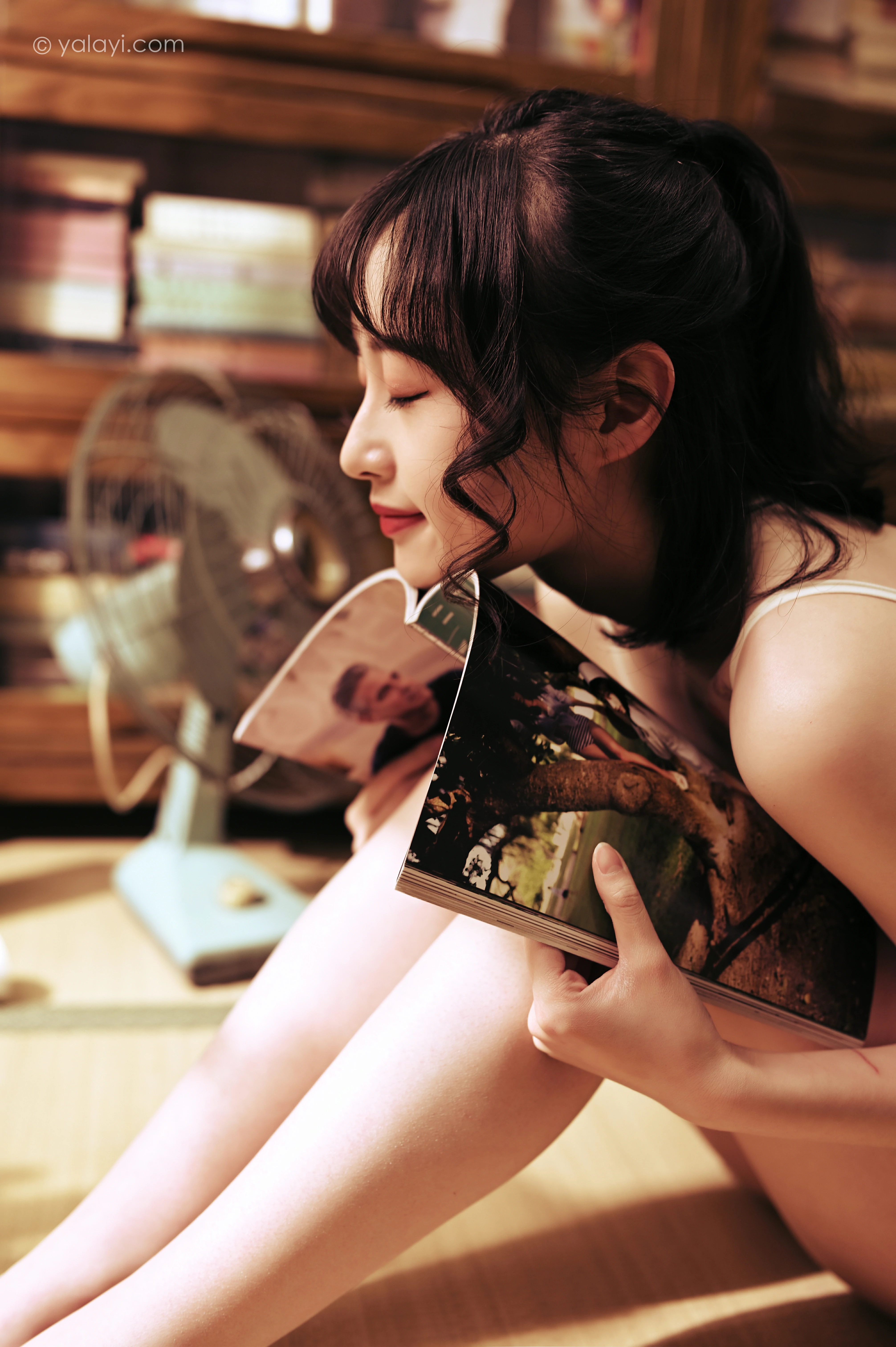 [YALAYI雅拉伊]NO.783 偷得半日闲 京京 蓝色紧身连体体操服性感写真集第13张