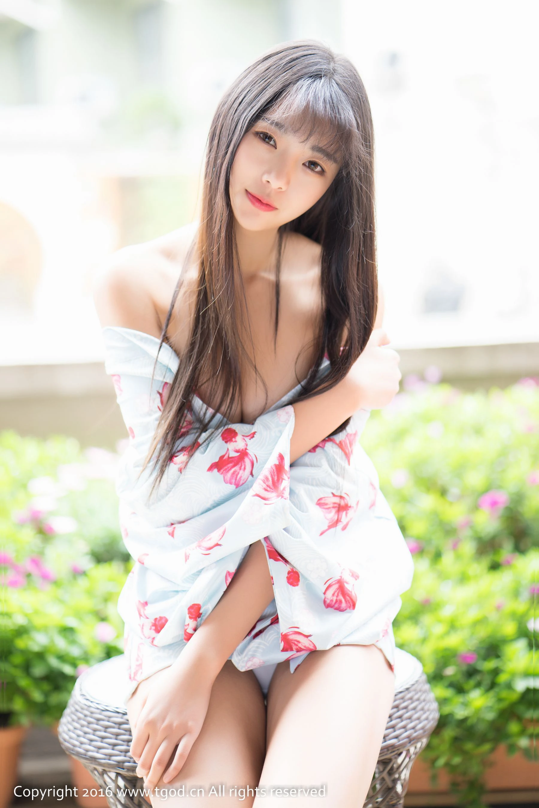 可乐Vicky《大理旅拍》清新和服+性感内衣 推女神/尤蜜荟第6张