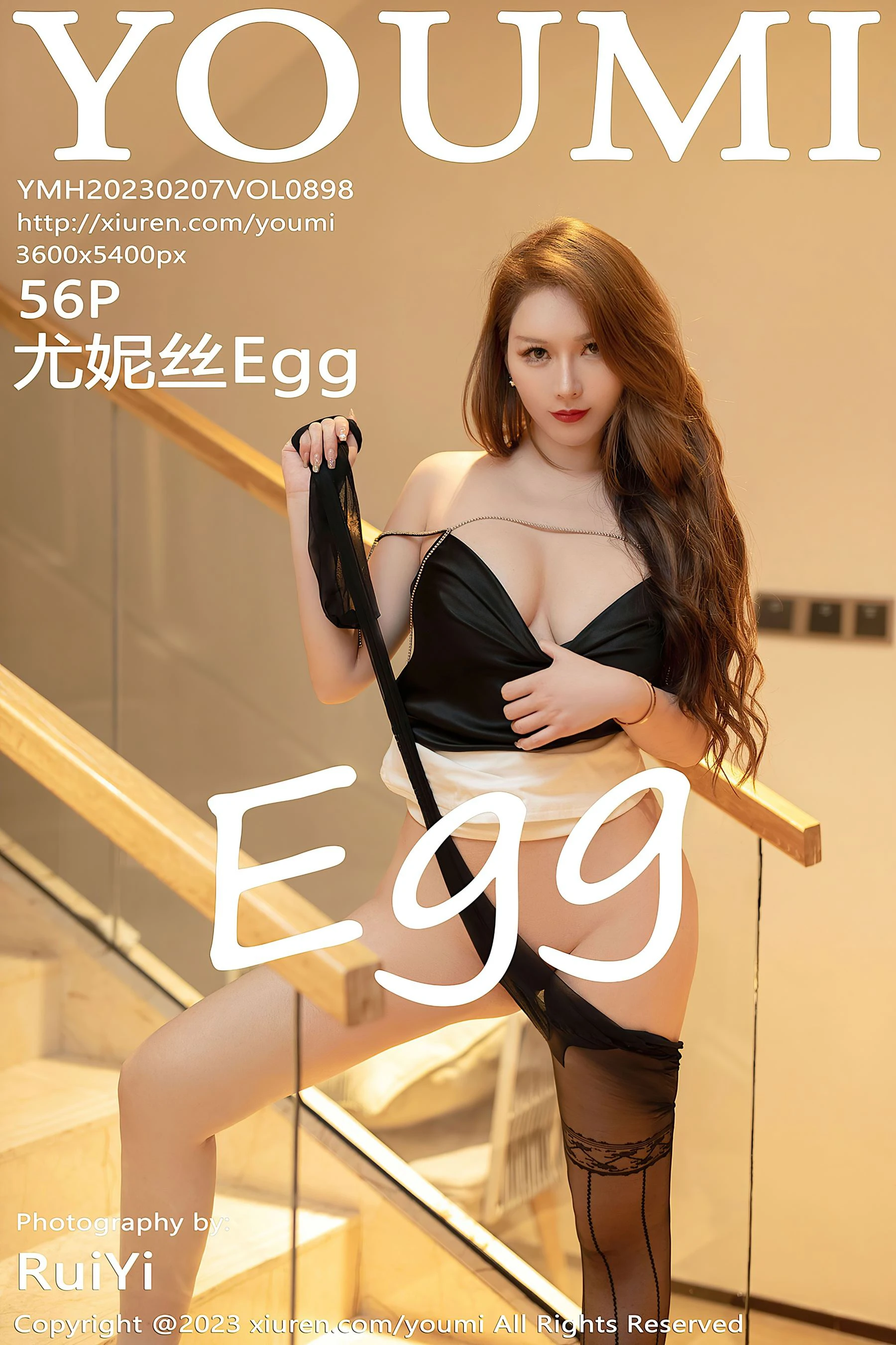  尤蜜荟 VOL.898 尤妮丝Egg 黑丝美臀第18张